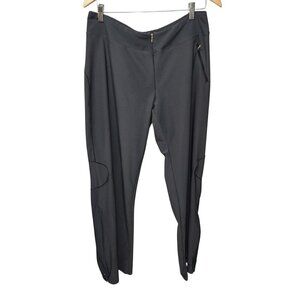 Nike Dri-FIT Dark Grey Athletic Leggings Womens XL Stretch Training Pants